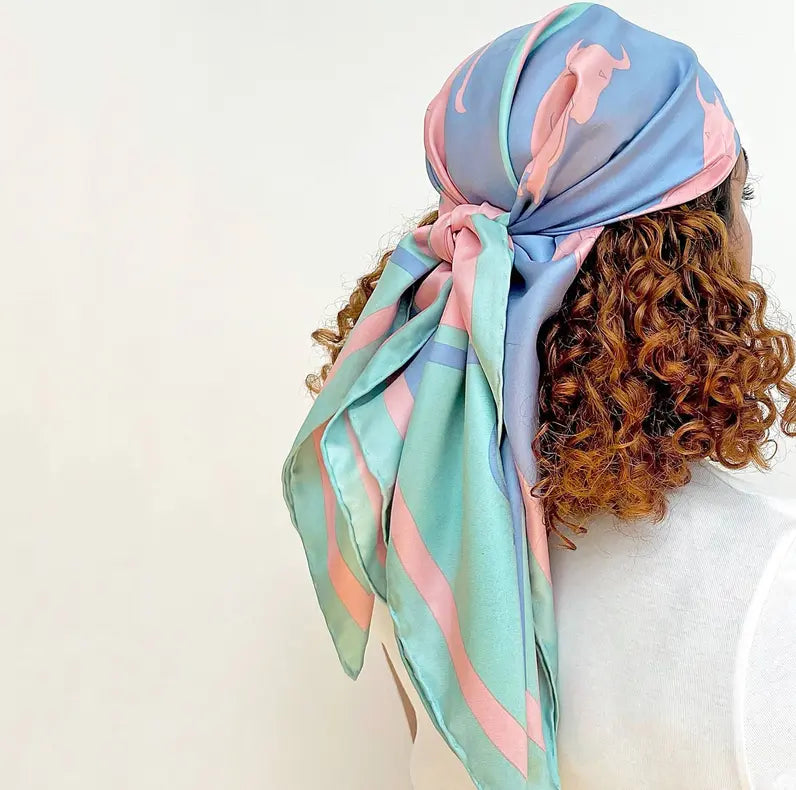 TAURUS SILK SCARF - JACQUES LECONTE Mai Desiree