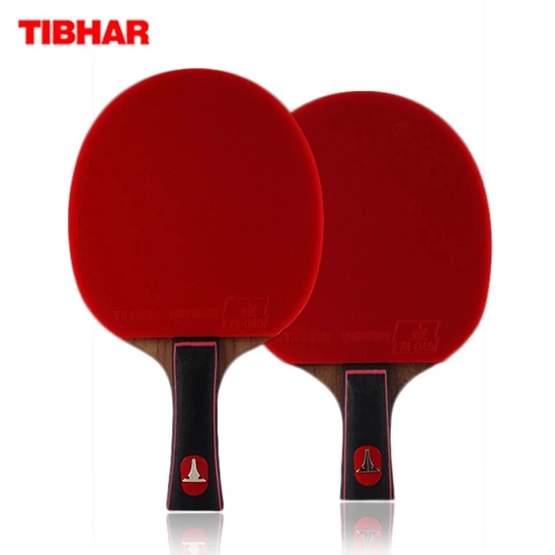 TIBHAR 608 Professional Table Tennis Racket Competition Ping Pong Bat High Sticky Pimples-in Pingpong Paddle with Bag