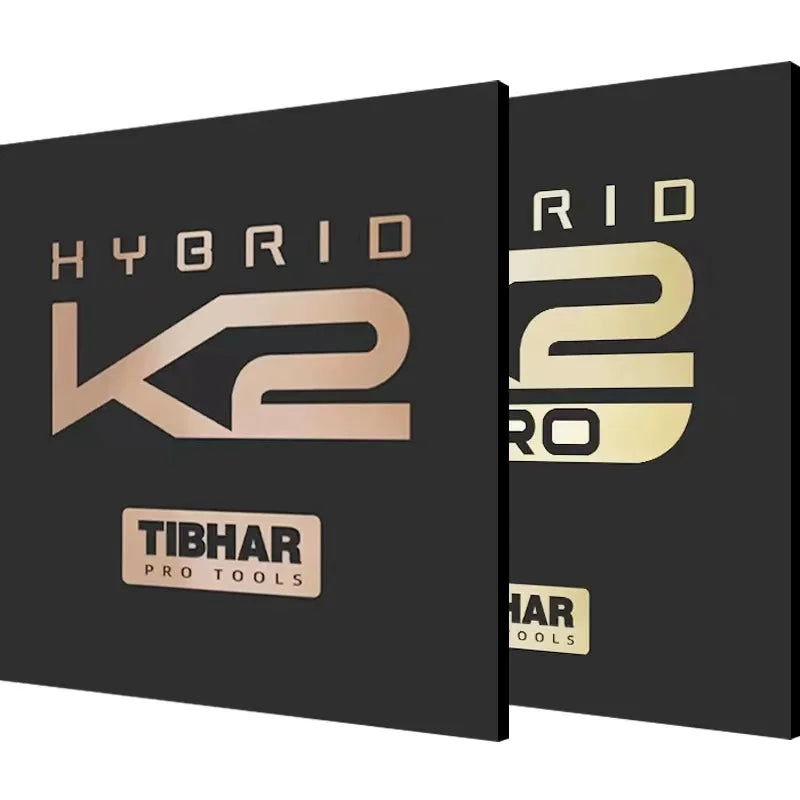 TIBHAR HYBRID K2/K2Pro/K3 Sticky Speed&amp;Spin Made in Germany Pimples-in Table Tennis Rubber/Ping Pong Sponge