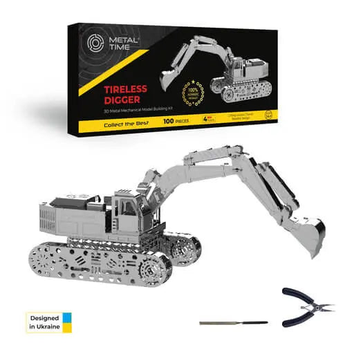 TIRELESS DIGGER EXCAVATOR METAL-TIME