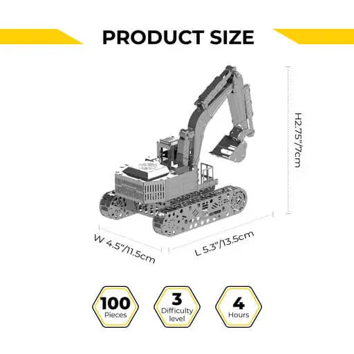 TIRELESS DIGGER EXCAVATOR METAL-TIME