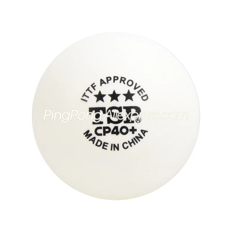 TSP 3 Star Table Tennis Ball (TSP CP40+ Seamed) New Material Plastic Original TSP 3-STAR Ping Pong Balls ITTF Approved