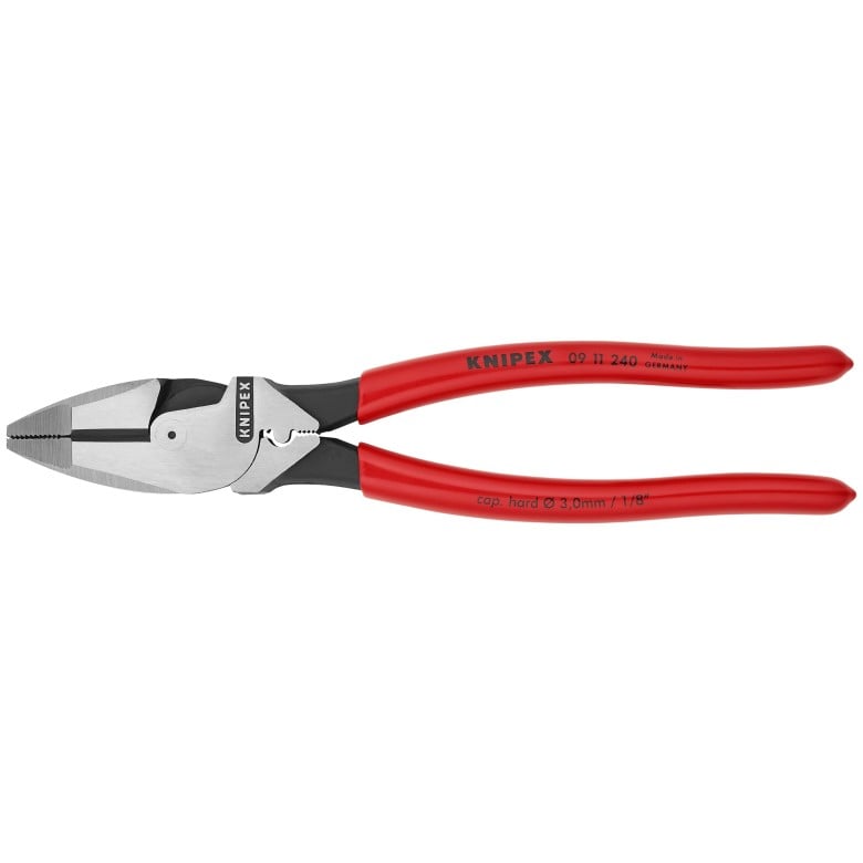 Knipex High Leverage Linemans Pliers New England Fish Tape Puller Crimper Knipex