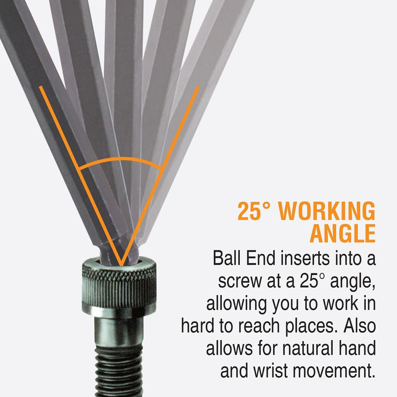 Bondhus Balldriver Sae Hex Ball End Screwdrivers .050" To 3/8" (13 Piece) - Hand Tools