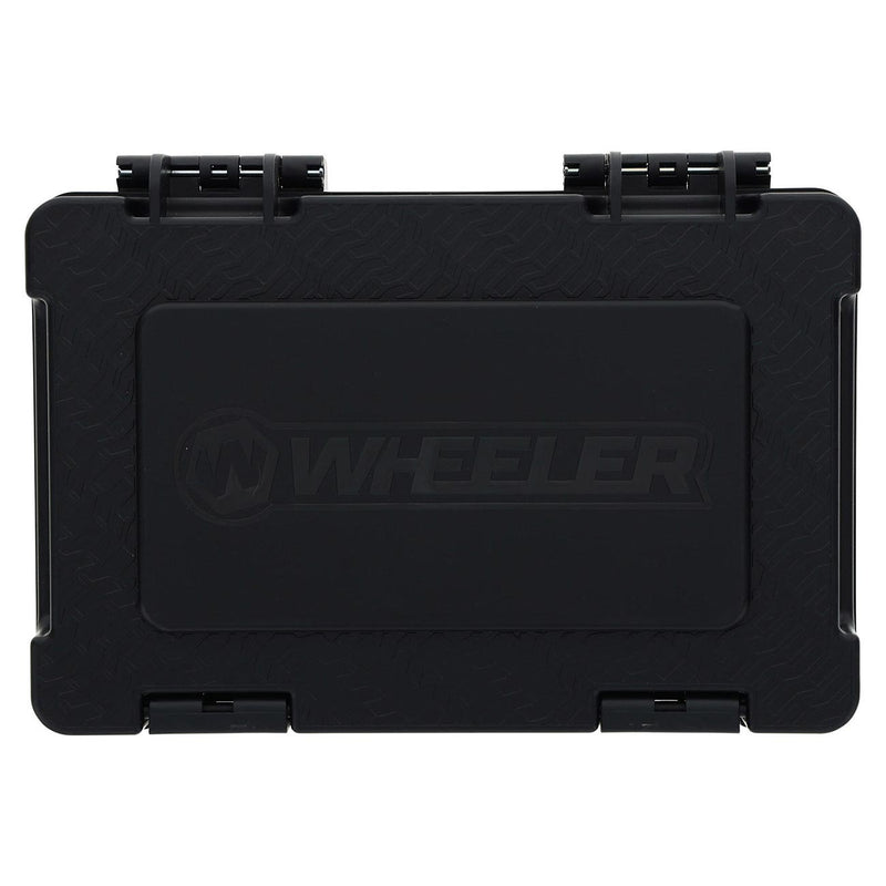Black folding tool case with Wheeler logo and top latches