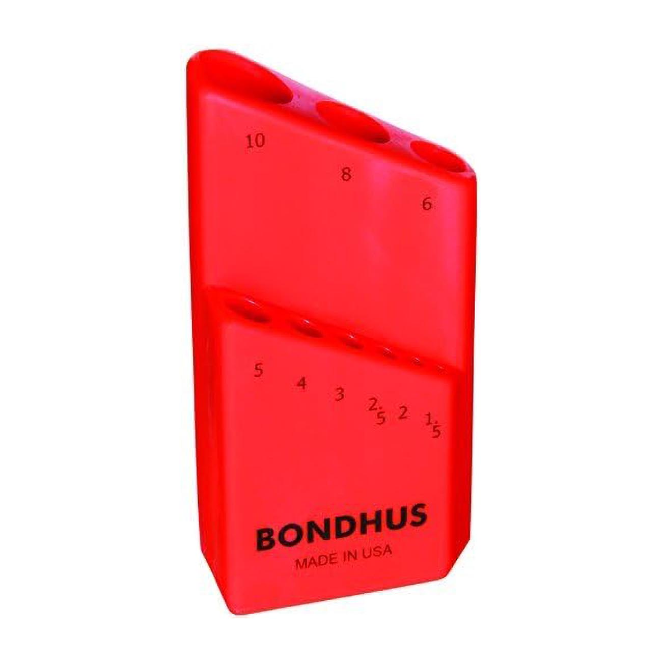 Bondhus Metric Replacement Hex Key Case - 1.5mm To 10mm (holds 9 Tools) - Hand Tools