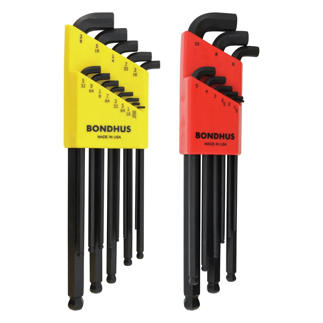 Bondhus Bondhus Balldriver Stubby Metric/sae Ball End Hex L-keys Double Set (22 Piece) - Hand Tools