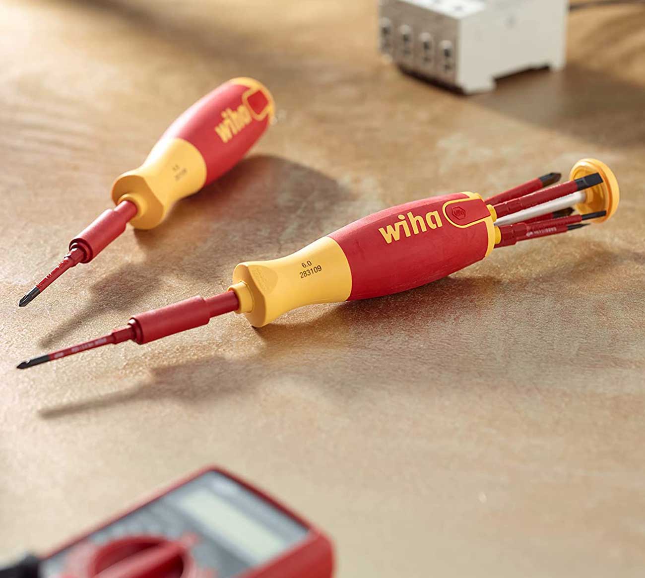 Wiha Insulated Slimline Ultra Driver With Softfinish Handle (7 Piece Set) - Hand Tools
