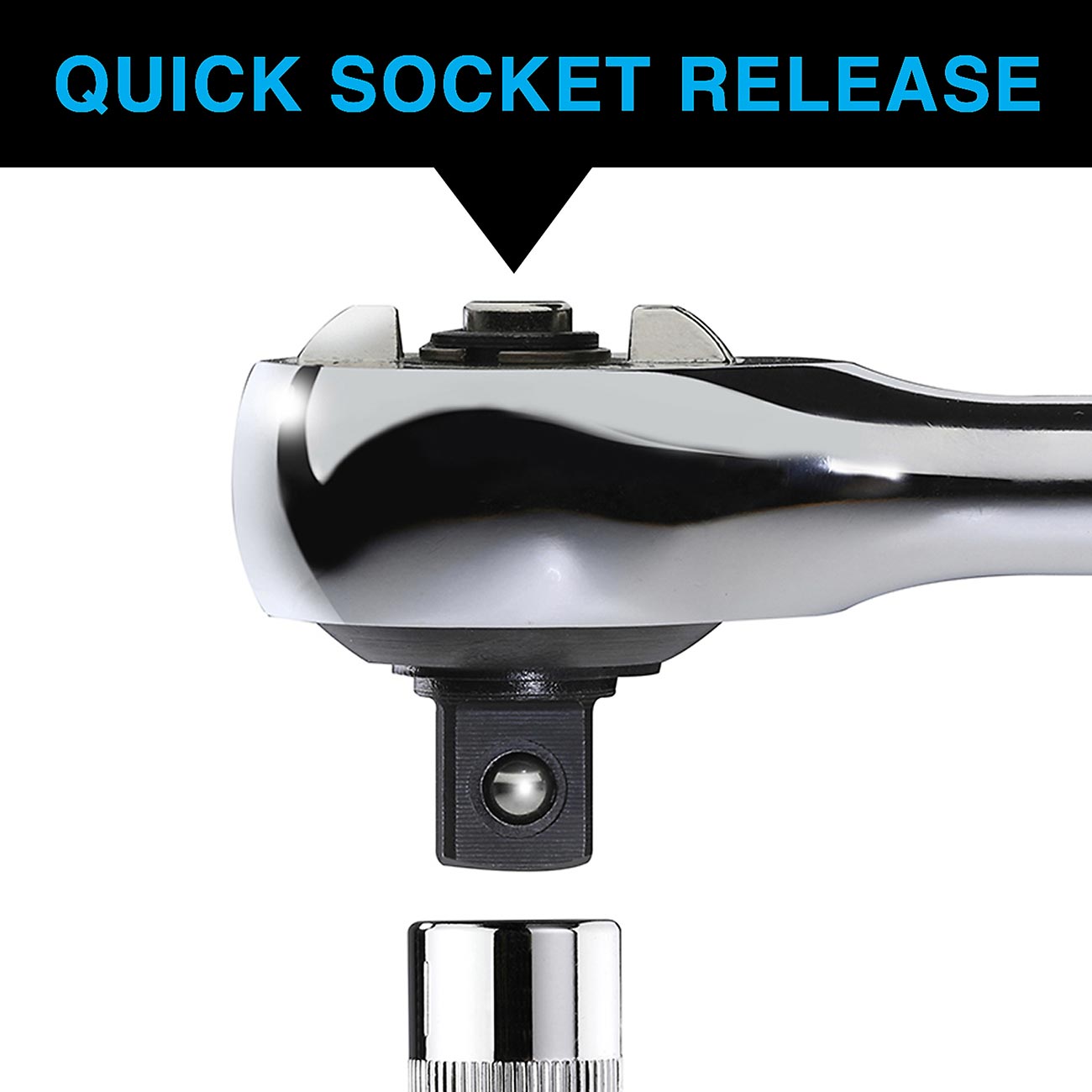 Zero Degree Ultra-precise Gearless 3/8" Ratchet - Hand Tools