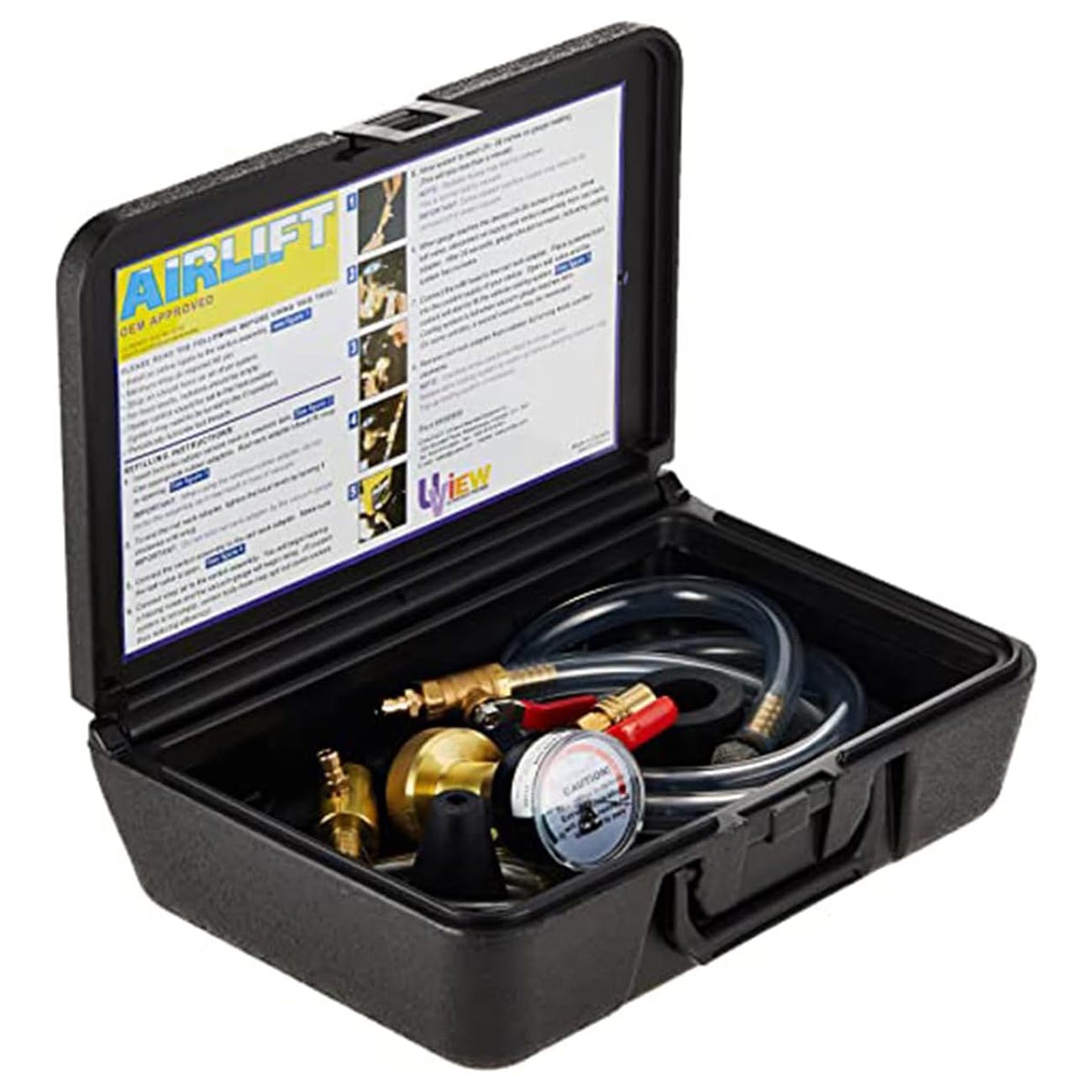 Uview Airlift™ Kit: Refills Cooling Systems And Eliminates Airlocks. Oem Approved Storage Case UVIEW