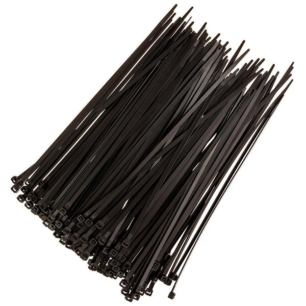 18" Black Wire Ties (100 Pcs.) - Installation Access
