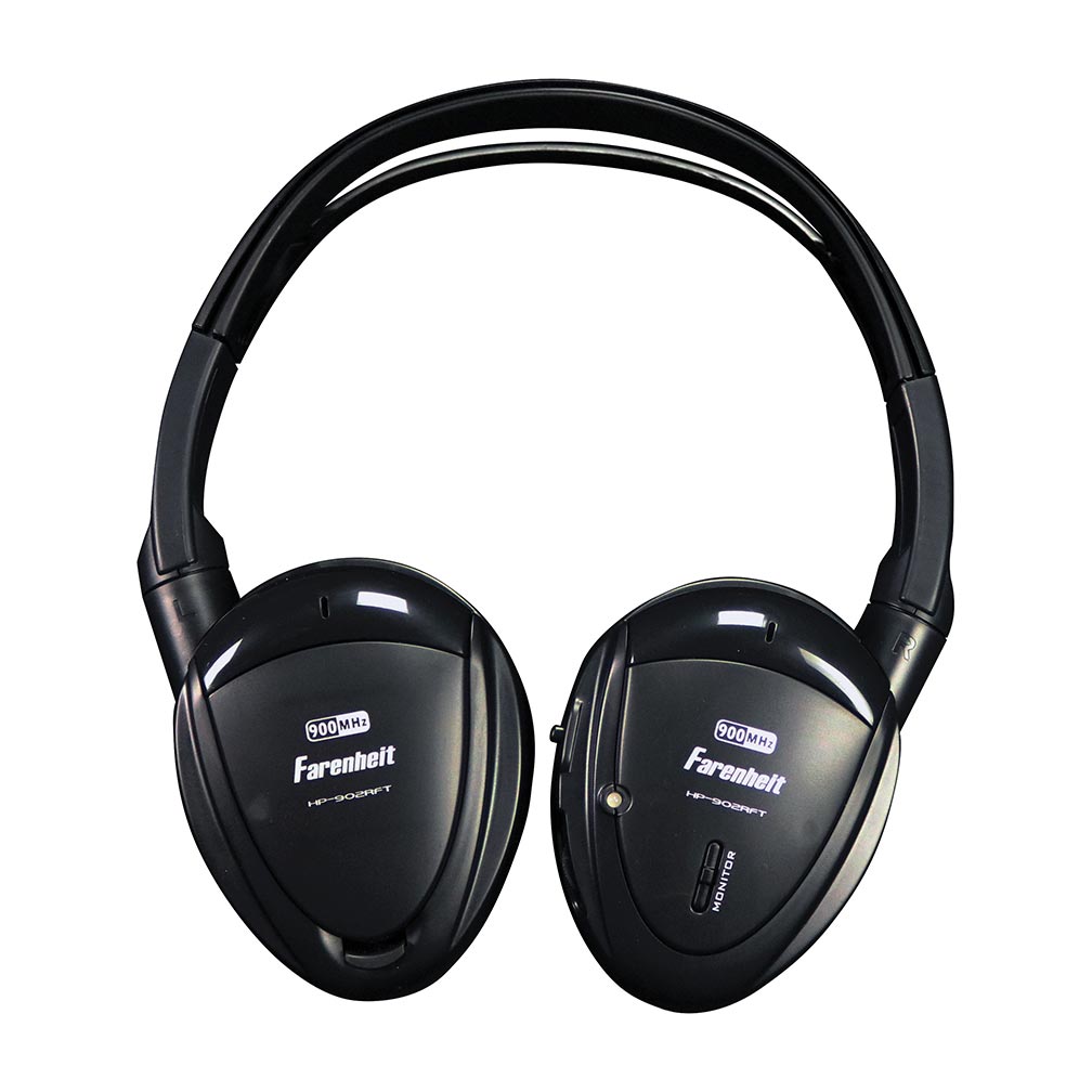 Power Acoustik - Headphones *pair* Swivel Earpad 2ch.rf 900mhz W/transmitter Power Acoustik
