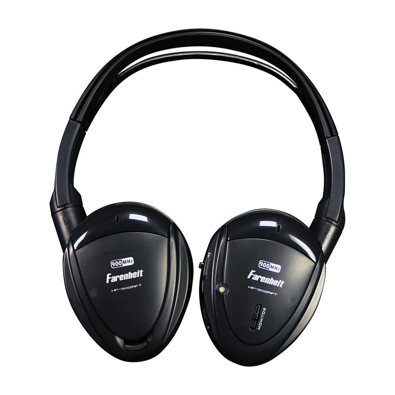 Power Acoustik - Headphones *pair* Swivel Earpad 2ch.rf 900mhz W/transmitter Power Acoustik
