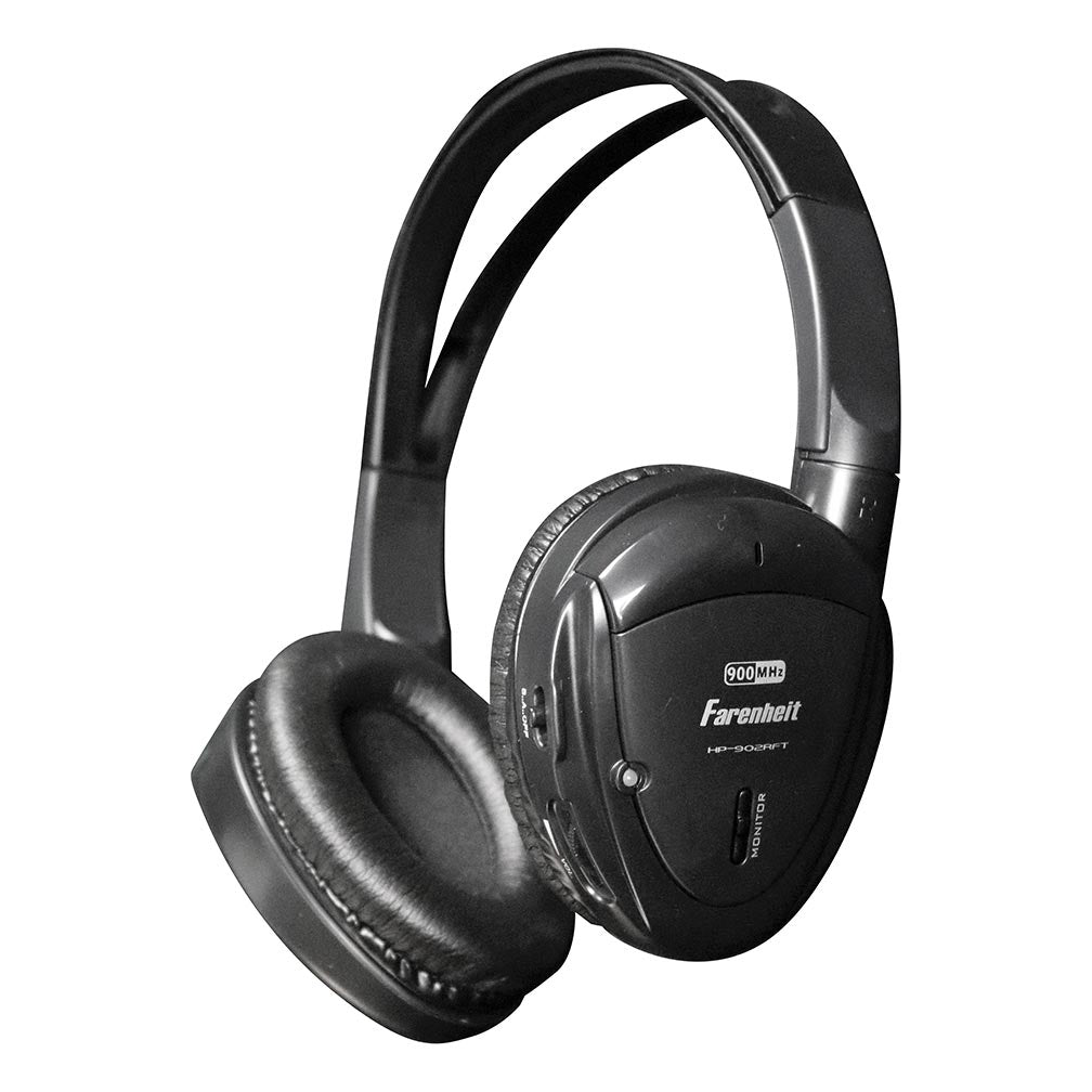 Power Acoustik - Headphones *pair* Swivel Earpad 2ch.rf 900mhz W/transmitter Power Acoustik