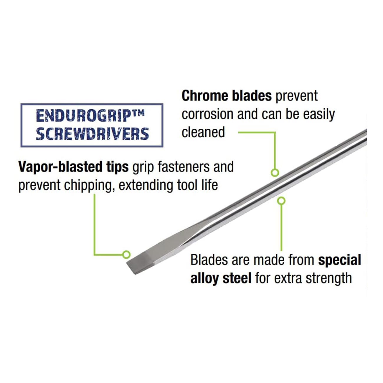 Williams Endurogrip Cabinet Screwdriver: Slotted 3/16" X 10" - Hand Tools