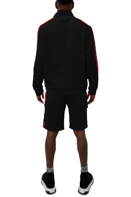 TWO STRIPE CARGO SHORT SET WEIV
