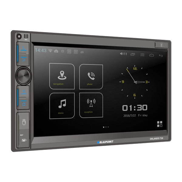 Blaupunkt 6.95″ Double Din Mechless Receiver With Wireless Apple Carplay / Android Auto & Bluetooth Blaupunkt