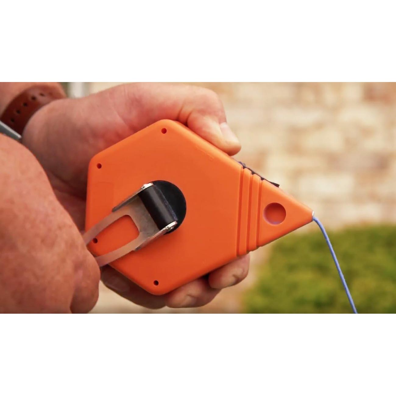 Keson Octagonal Chalk Bold Line Reel (1.5mm Thick String) - 100 Ft. - Hand Tools