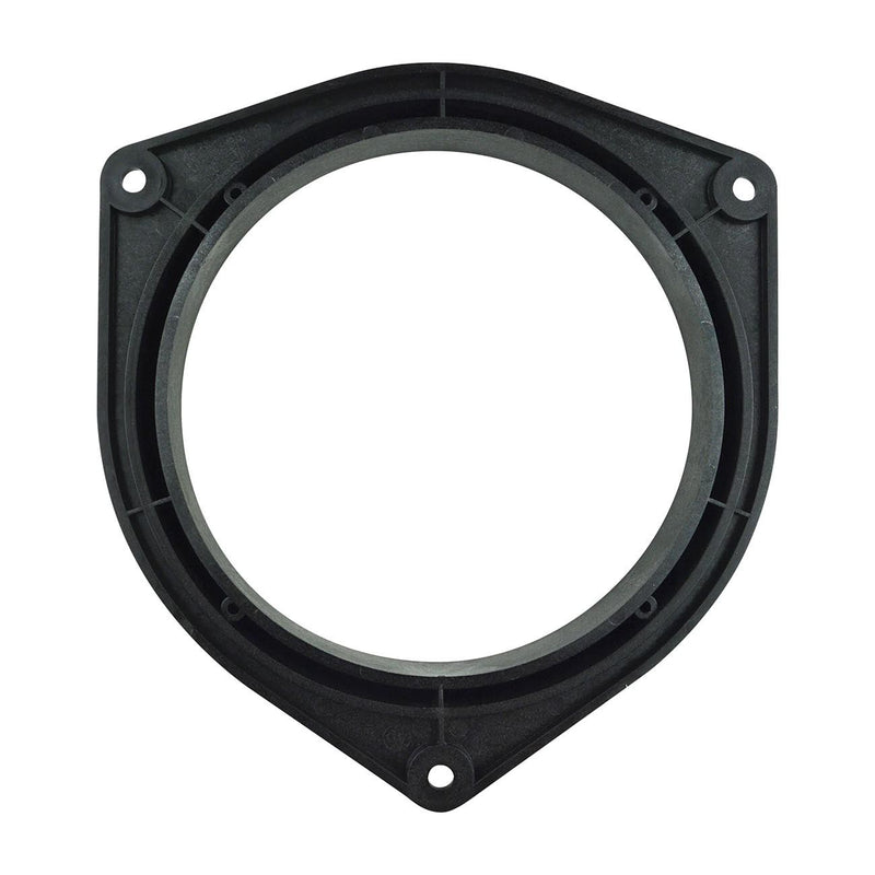 Black round speaker adapter ring with multiple screw holes