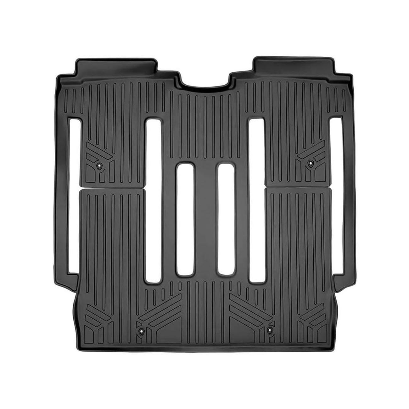 Smartliner Floor Liners Front/2nd Row 2015-2021 Kia Sedona - 8 Passenger Model (black) SMARTLINER