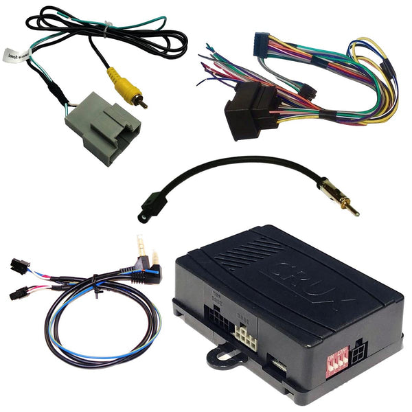 Radio interface replacement module with wiring harness and connectors for GM 2010–2017