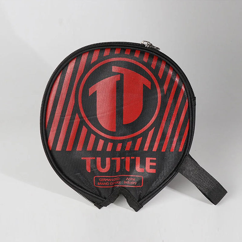 Table Tennis Bat Cover Paddle Case Bag Ping Pong Racket Cases Zip Pocket Semi-circle Racket Cover Dirty Wear-resistant Oxford