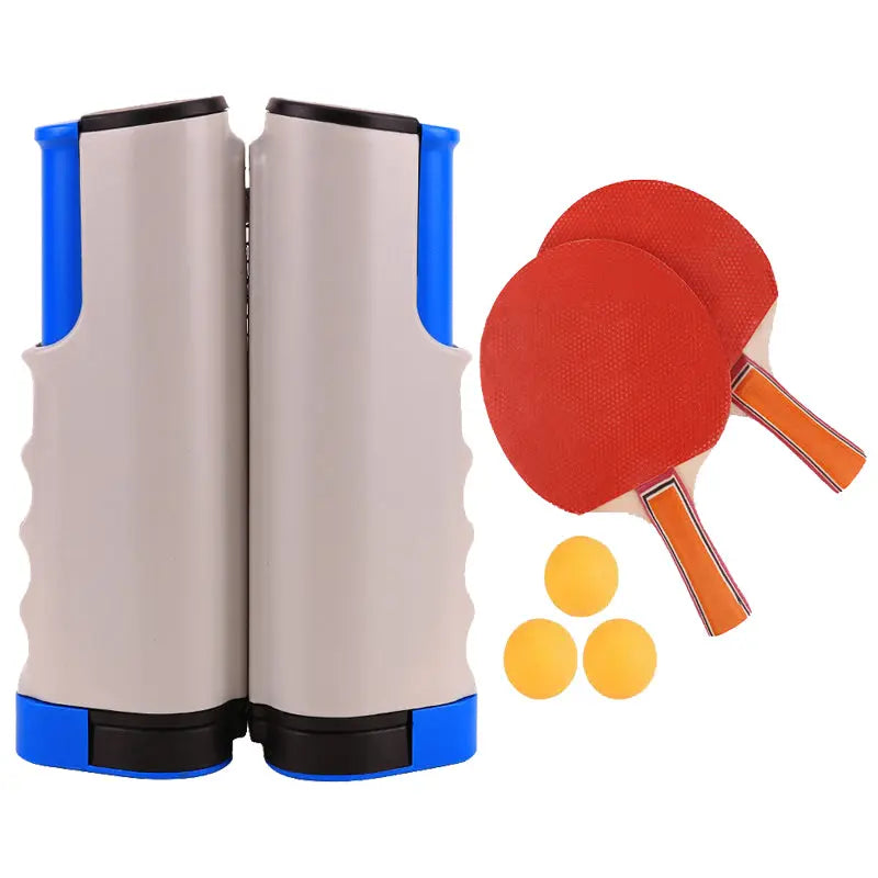 Table Tennis Net Portable Retractable Ping Pong Post Net Rack For Any Table Table Tennis Rack Replace Kit Ping Pong Set Gray Suit