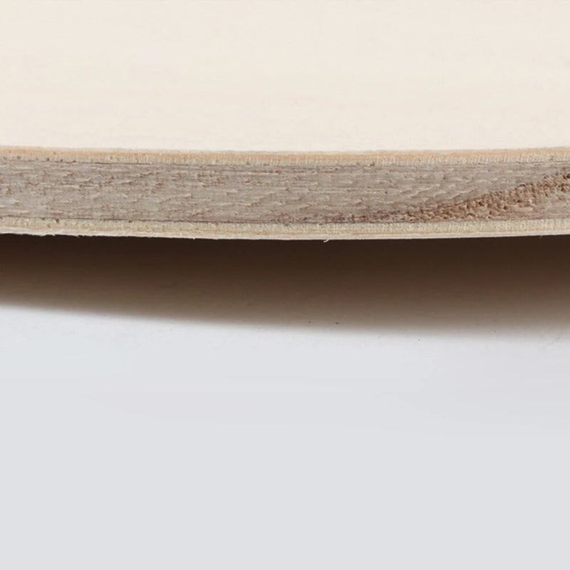 Table Tennis Racket Bottom Plate 5 Layers Pure Wood Ping Pong Blade Paddle Long Handle Wood Color Durable Table Tennis Blade