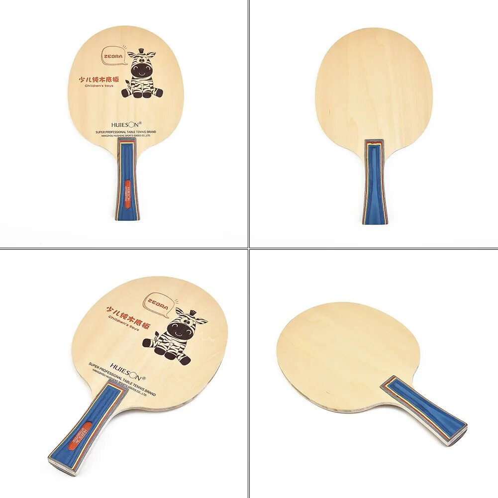 Table Tennis Racket Bottom Plate 5 Ply Wood Ping Pong Blade Paddle Long Handl Pure Wood 6mmThicknessTable Tennis Rackets Outdoor