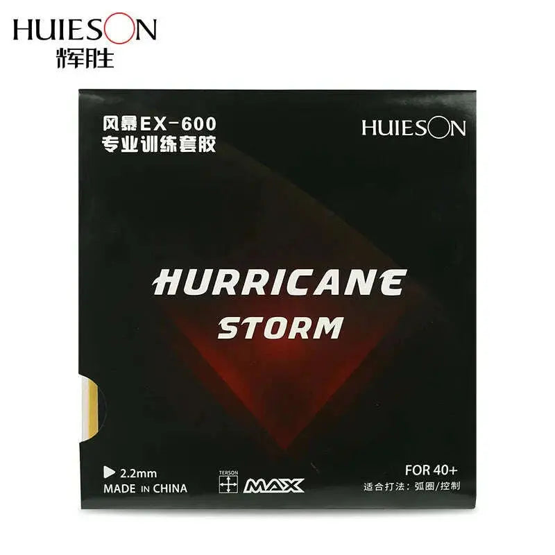 Table-Tennis-Racket-Rubber-Hurricane-Storm-EX-600-Pimples-In-Flexible-Medium-Hardness-42-2-2mm