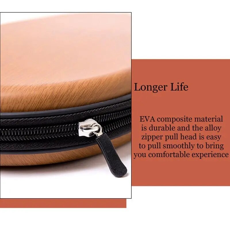 Table Tennis Racket Storage Bags Pingpong Hard Shell Case Pingpong Racket Set Gourd-Shaped Portable Table Tennis Racket Cover