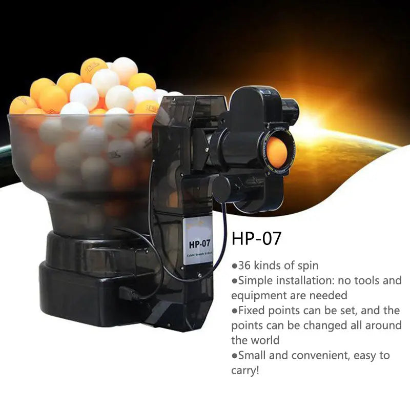 Table Tennis Robots with Catching Collecting Net Sender Pitching Training Serve Machine Sport Pingpong Balls