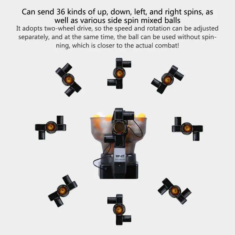 Table Tennis Robots with Catching Collecting Net Sender Pitching Training Serve Machine Sport Pingpong Balls