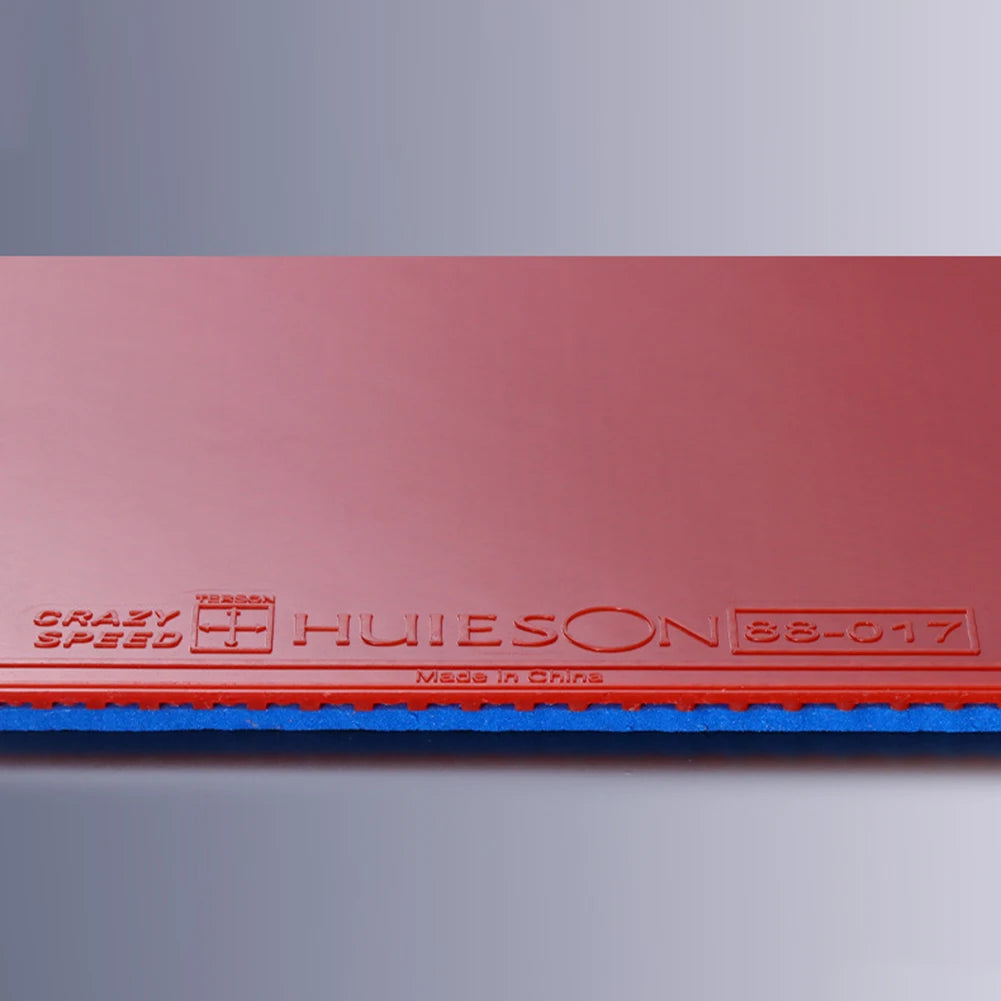 Table Tennis Rubber Sponge Cover 2.2mm Elastic Black/Red Ping Pong Sponge Rubber Fit Ping Pong Paddle Racket Rubber Skin