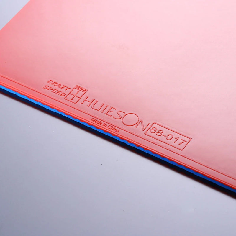 Table Tennis Rubber Sponge Cover 2.2mm Elastic Black/Red Ping Pong Sponge Rubber Fit Ping Pong Paddle Racket Rubber Skin