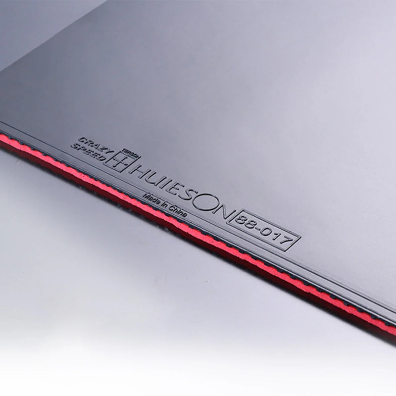 Table Tennis Rubber Sponge Cover 2.2mm Elastic Black/Red Ping Pong Sponge Rubber Fit Ping Pong Paddle Racket Rubber Skin