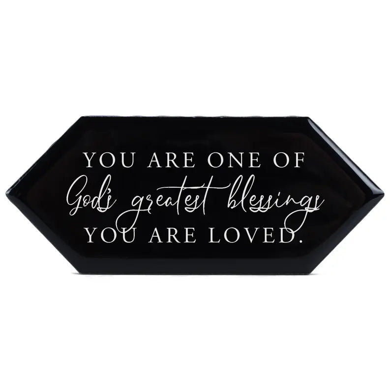 Tabletop Black Tile You Are One Of Gods Dicksons Inc