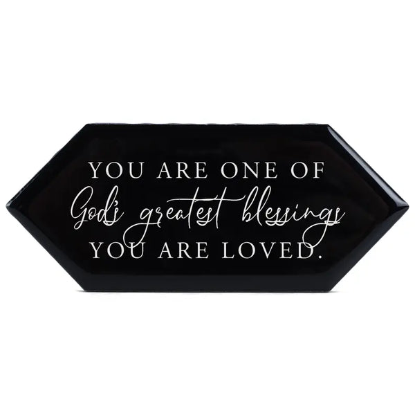 Tabletop Black Tile You Are One Of Gods Dicksons Inc