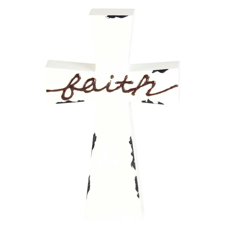 Tabletop Cross Faith Enamel-look Dicksons Inc