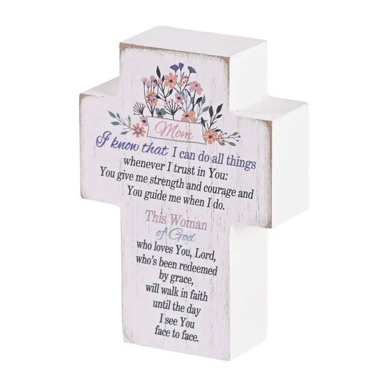 Tabletop Cross Mom Woman Of God 3x4 Dicksons Inc