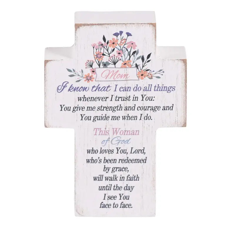 Tabletop Cross Mom Woman Of God 3x4 Dicksons Inc