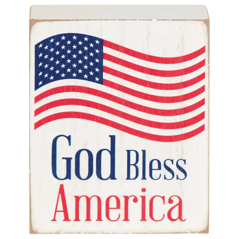 Tabletop Plaque Bless America Dicksons Inc