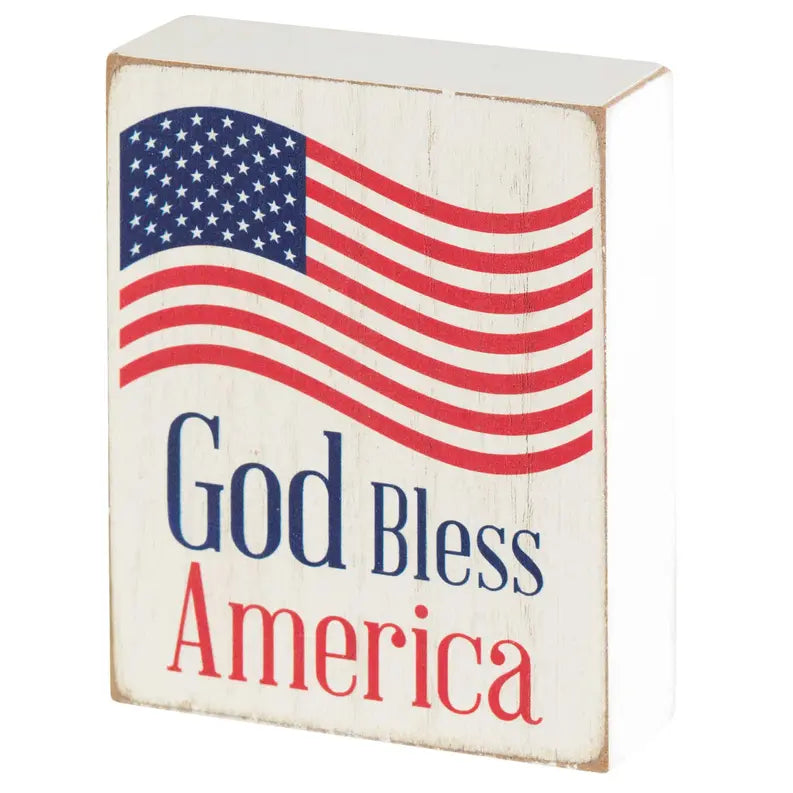 Tabletop Plaque Bless America Dicksons Inc