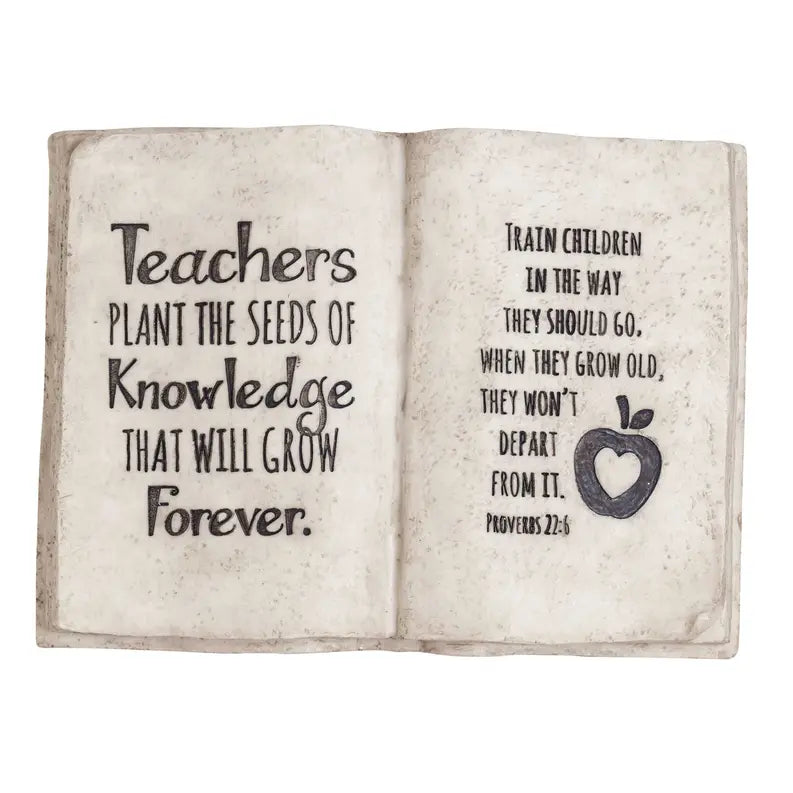 Tabletop Plaque Book Shape Teachers Dicksons Inc