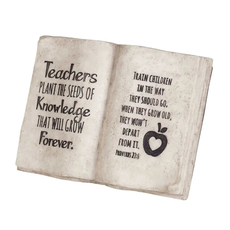 Tabletop Plaque Book Shape Teachers Dicksons Inc