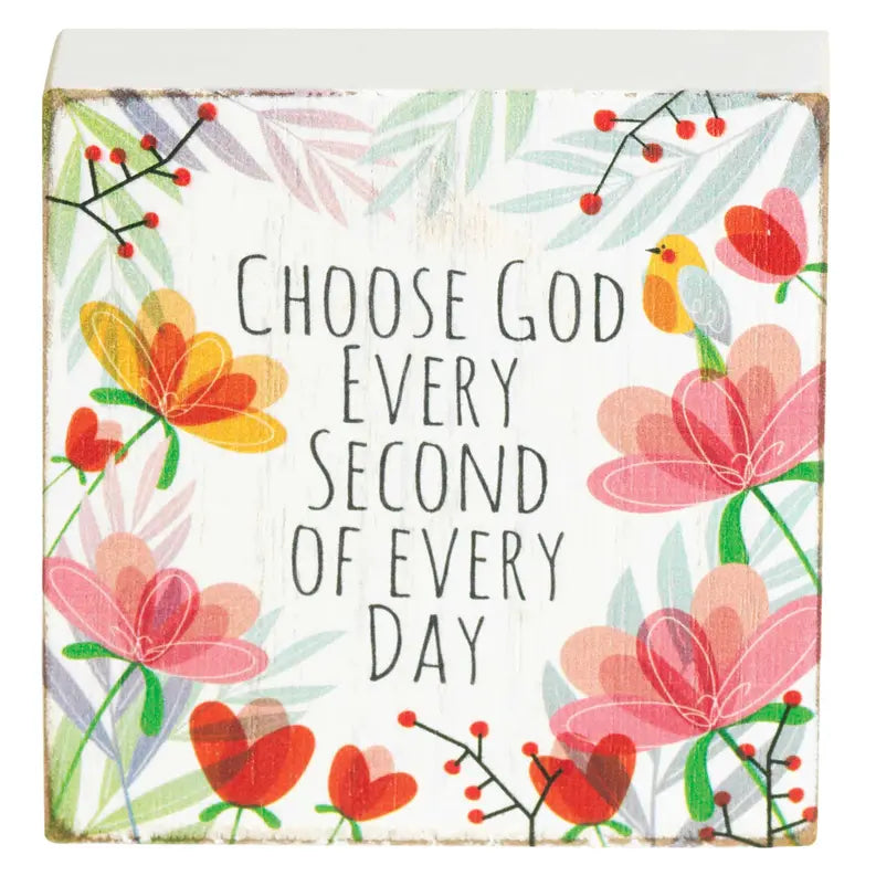 Tabletop Plaque Choose God Every Dicksons Inc