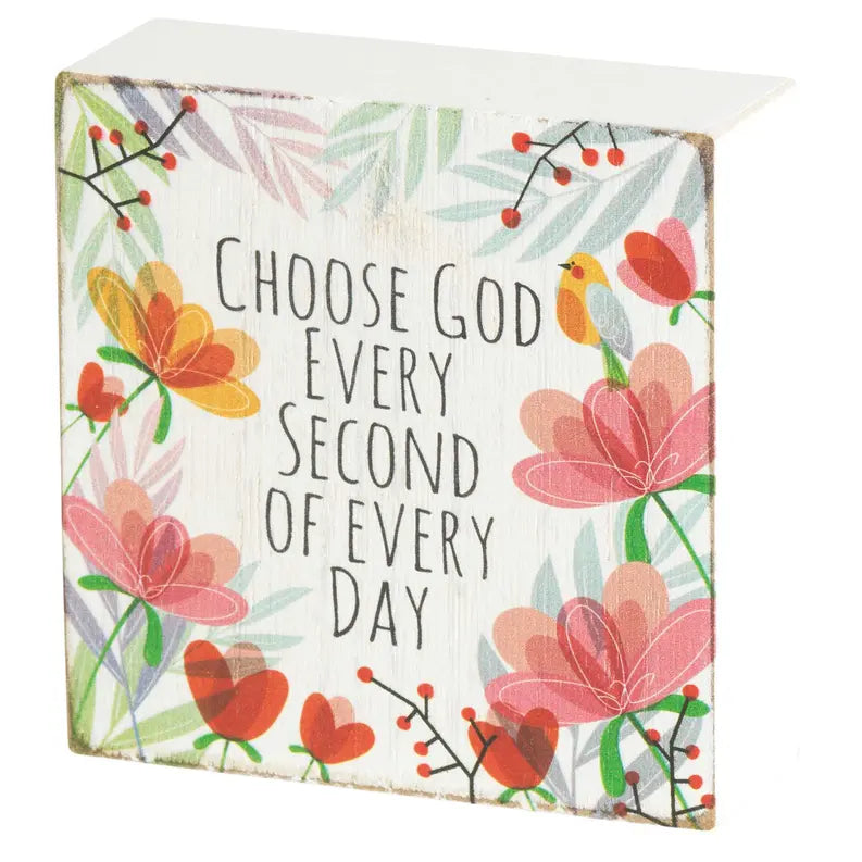 Tabletop Plaque Choose God Every Dicksons Inc