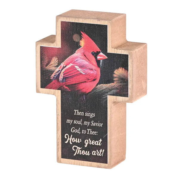 Tabletop Plaque Cross My Soul Sings 3x4 Dicksons Inc