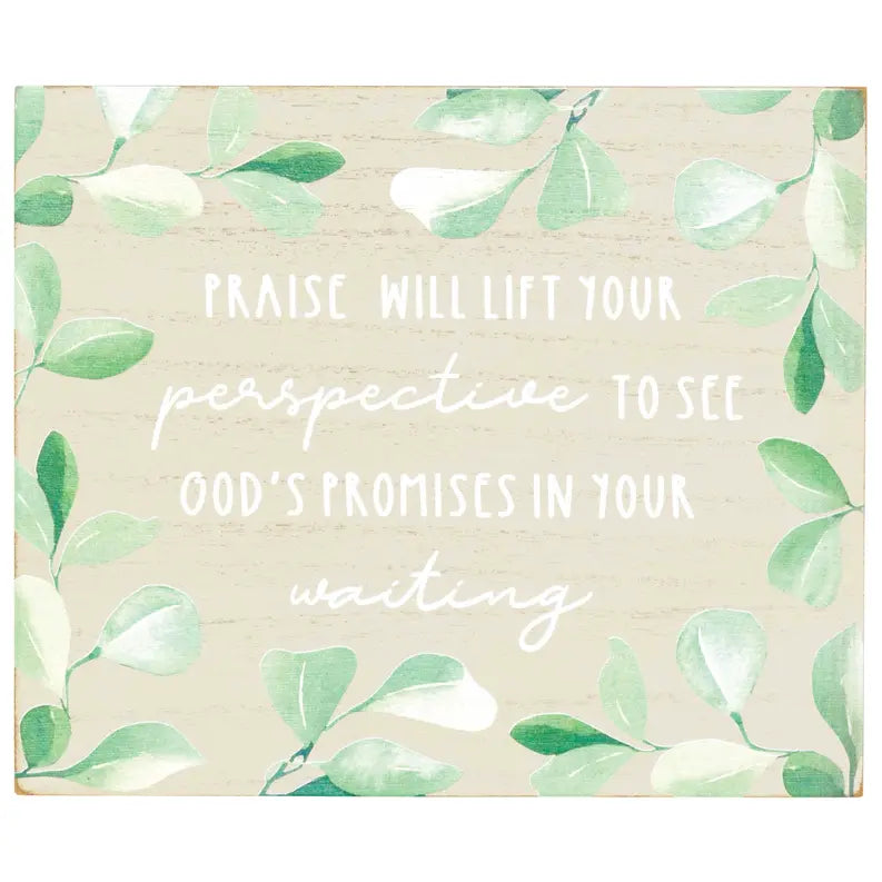 Tabletop Plaque Praise Will Lift Dicksons Inc