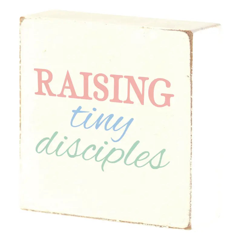 Tabletop Plaque Raising Tiny Disciples Dicksons Inc